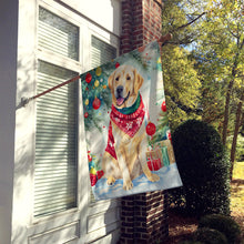 Load image into Gallery viewer, Yellow Labrador Retriever Christmas House Flag