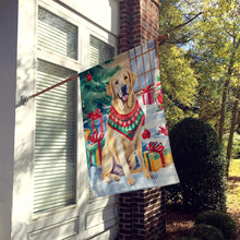 Load image into Gallery viewer, Yellow Labrador Retriever Christmas House Flag