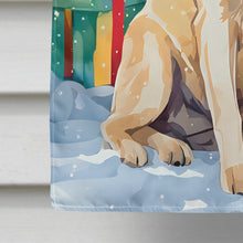 Load image into Gallery viewer, Yellow Labrador Retriever Christmas House Flag