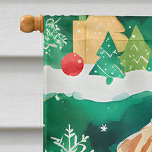Load image into Gallery viewer, Yellow Labrador Retriever Christmas House Flag