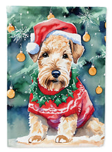 Load image into Gallery viewer, Lakeland Terrier Christmas House Flag