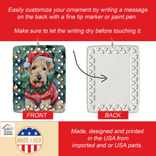 Load image into Gallery viewer, Lakeland Terrier Christmas Porcelain Ornament