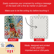 Load image into Gallery viewer, Leonberger Christmas Porcelain Ornament