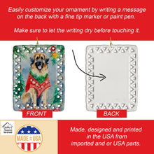 Load image into Gallery viewer, Leonberger Christmas Porcelain Ornament