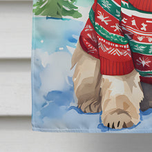 Load image into Gallery viewer, Lhasa Apso Christmas House Flag