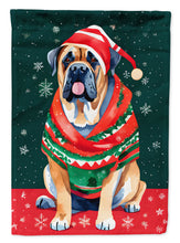 Load image into Gallery viewer, Mastiff Christmas House Flag