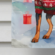 Load image into Gallery viewer, Miniature Pinscher Christmas House Flag