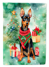 Load image into Gallery viewer, Miniature Pinscher Christmas House Flag