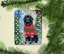 Load image into Gallery viewer, Newfoundland Christmas Porcelain Ornament
