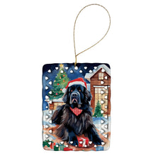 Load image into Gallery viewer, Newfoundland Christmas Porcelain Ornament