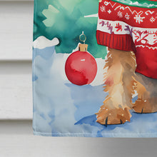 Load image into Gallery viewer, Norfolk Terrier Christmas House Flag