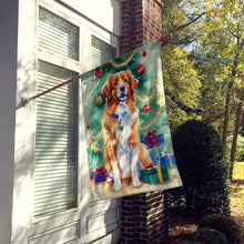 Load image into Gallery viewer, Nova Scotia Duck Toller Christmas House Flag