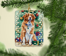 Load image into Gallery viewer, Nova Scotia Duck Toller Christmas Porcelain Ornament