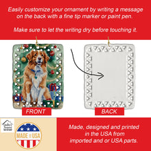 Load image into Gallery viewer, Nova Scotia Duck Toller Christmas Porcelain Ornament