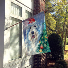 Load image into Gallery viewer, Old English Sheepdog Christmas House Flag