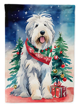 Load image into Gallery viewer, Old English Sheepdog Christmas House Flag