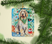 Load image into Gallery viewer, Otterhound Christmas Porcelain Ornament