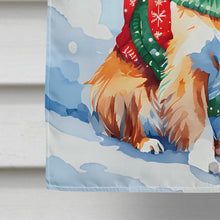 Load image into Gallery viewer, Papillon Christmas House Flag