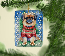 Load image into Gallery viewer, Pekingese Christmas Porcelain Ornament