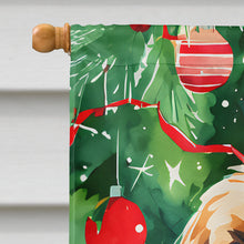 Load image into Gallery viewer, Pekingese Christmas House Flag