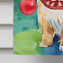 Load image into Gallery viewer, Pekingese Christmas House Flag