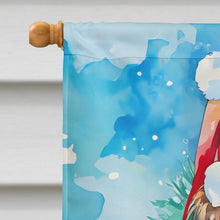 Load image into Gallery viewer, Pekingese Christmas House Flag