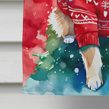 Load image into Gallery viewer, Pomeranian Christmas House Flag