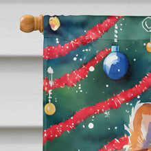 Load image into Gallery viewer, Pomeranian Christmas House Flag