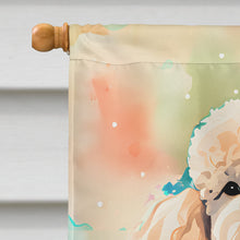 Load image into Gallery viewer, Poodle Christmas House Flag
