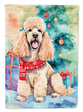 Load image into Gallery viewer, Poodle Christmas House Flag
