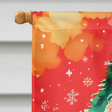 Load image into Gallery viewer, Poodle Christmas House Flag