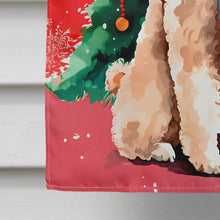 Load image into Gallery viewer, Poodle Christmas House Flag