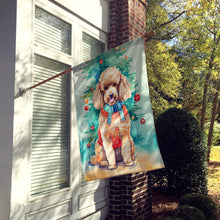 Load image into Gallery viewer, Poodle Christmas House Flag