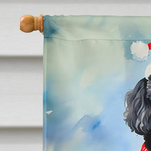 Load image into Gallery viewer, Poodle Christmas House Flag