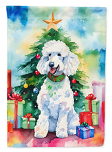 Load image into Gallery viewer, Poodle Christmas House Flag