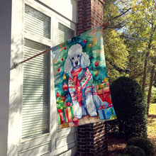 Load image into Gallery viewer, Poodle Christmas House Flag