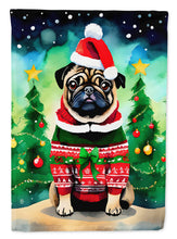 Load image into Gallery viewer, Pug Christmas House Flag