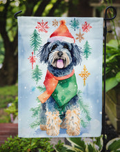 Load image into Gallery viewer, Puli Christmas Garden Flag – Cozy Dog Holiday Decor with Tree &amp; Presents