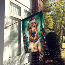 Load image into Gallery viewer, Rhodesian Ridgeback Christmas House Flag