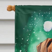 Load image into Gallery viewer, Rhodesian Ridgeback Christmas House Flag
