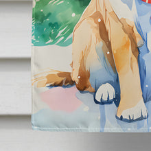 Load image into Gallery viewer, Saint Bernard Christmas House Flag