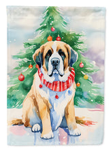 Load image into Gallery viewer, Saint Bernard Christmas House Flag
