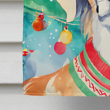 Load image into Gallery viewer, Saluki Christmas House Flag