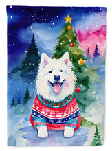 Load image into Gallery viewer, Samoyed Christmas House Flag