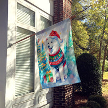 Load image into Gallery viewer, Samoyed Christmas House Flag