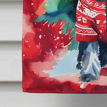 Load image into Gallery viewer, Schnauzer Christmas House Flag