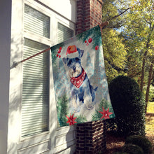 Load image into Gallery viewer, Schnauzer Christmas House Flag