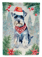 Load image into Gallery viewer, Schnauzer Christmas Garden Flag – Cozy Dog Holiday Decor with Tree &amp; Presents