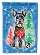 Load image into Gallery viewer, Schnauzer Christmas House Flag