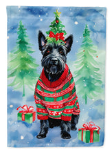 Load image into Gallery viewer, Scottish Terrier Christmas House Flag